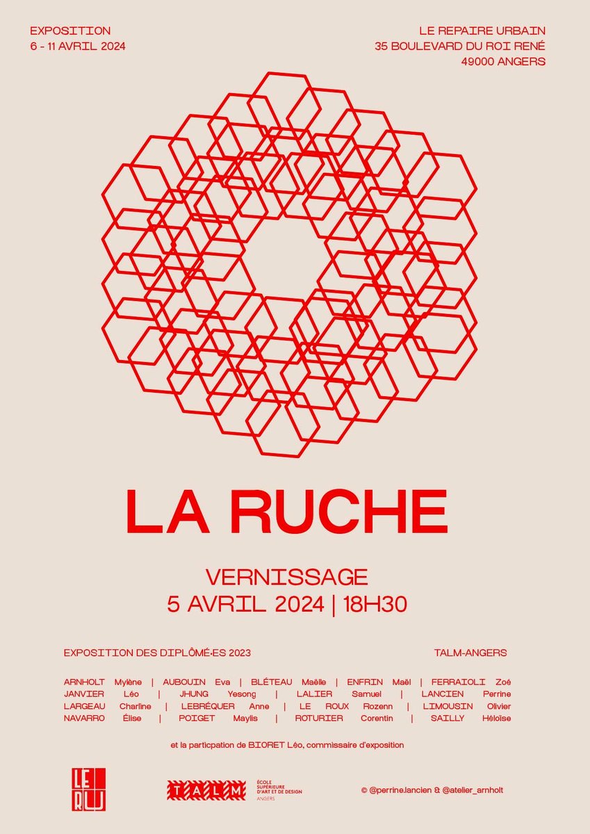 École supérieure d'art et de design TALM tweet media