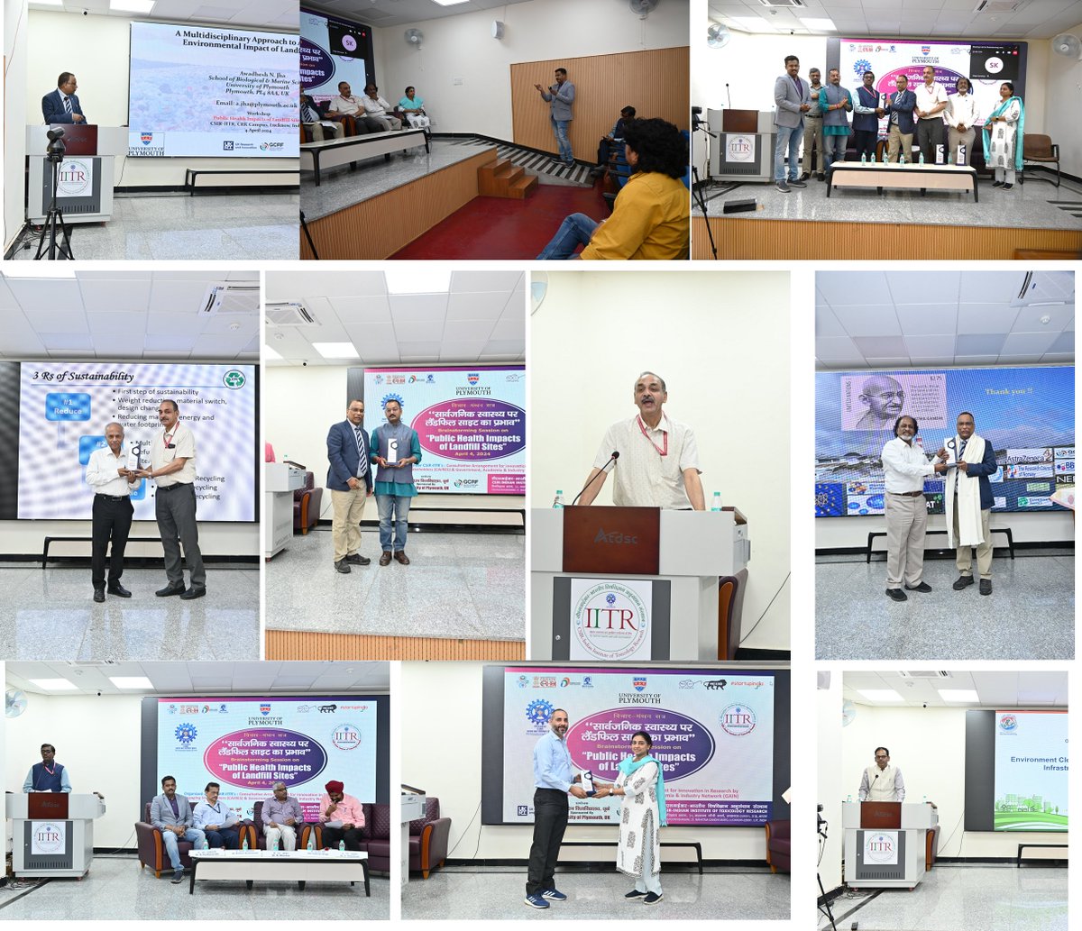 'Public Health Impacts of Landfill Sites - PHILS' One-day Indo-UK brainstorming session conducted at @CSIR_IITR . Technical and panel discussions covered the present scenario and future strategies to tackle the ever-increasing landfill sites @EnnBeeIITR @CSIR_IND @DrNKalaiselvi