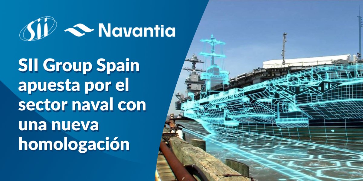 𝗦𝗜𝗜 𝗚𝗿𝗼𝘂𝗽 𝗦𝗽𝗮𝗶𝗻 𝗮𝗽𝘂𝗲𝘀𝘁𝗮 𝗽𝗼𝗿 𝗲𝗹 𝘀𝗲𝗰𝘁𝗼𝗿 𝗻𝗮𝘃𝗮𝗹 𝗰𝗼𝗻 𝘂𝗻𝗮 𝗻𝘂𝗲𝘃𝗮 𝗵𝗼𝗺𝗼𝗹𝗼𝗴𝗮𝗰𝗶𝗼́𝗻

Conoce toda la información en la noticia de nuestra web siigroup-spain.com/homologacion-c…