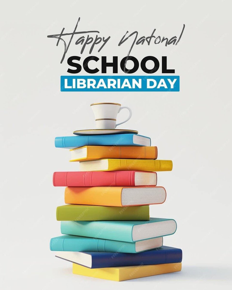 It's April 4th. Happy #SchoolLibrarianDay to all my library peeps in our PLN across the district, state, country, and world! I see you and appreciate you so much! @HISDLibraryServ #librarytwitter