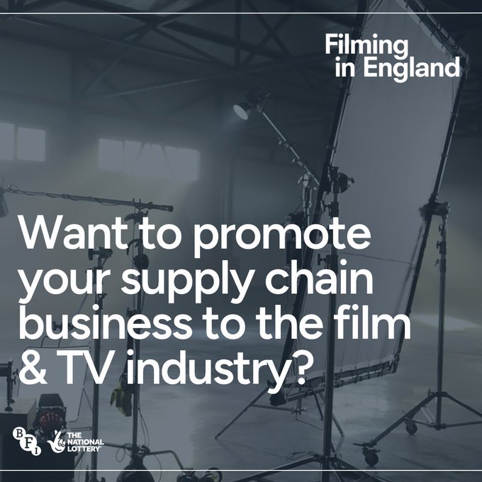 Calling all film-friendly businesses! The @filminengland Supplier Directory is committed to connecting you with industry. 💫 Advertise your business 💫 Receive invites to networking events 💫 Join the Filming in England Partnership Register for free 👉 hubs.ly/Q02rRLWG0