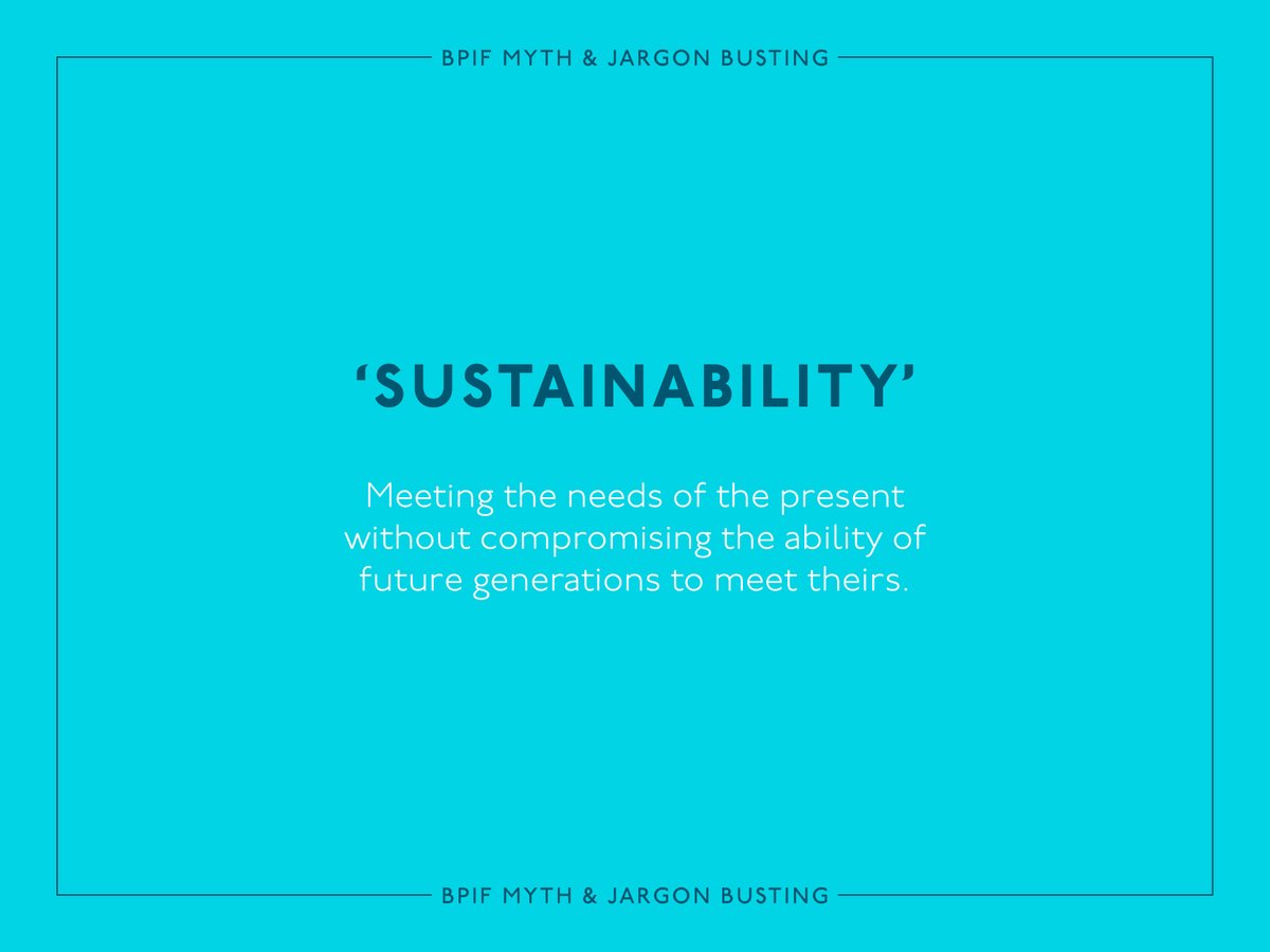 It’s time for some jargon busting! So what exactly are we referring to when we talk about sustainability… #JargonBusting #Jargon #Sustainability