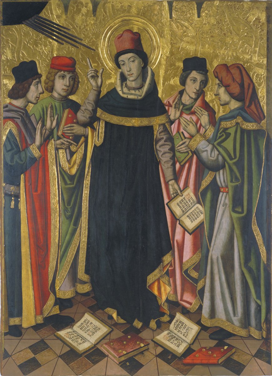 24 d'abril
Conversió de sant Agustí - c. 1470 - 1475-1486 - Grup Vergós - MNAC