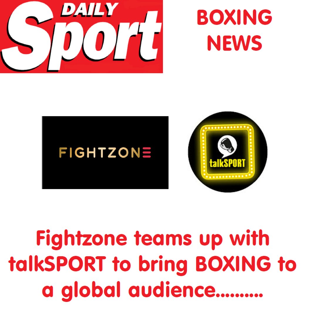 #Boxing FightZone teams up with talkSport to broadcast BOXING to a global audience dailysport.co.uk/sport/fightzon… @fightzonetv @talksport #ThursdaySport #Boxing #DennisHobson #DailySport #BoxingNews #BoxingMonthly #TheSport #FightZone #MidweekSport #TabloidSport #TalkSport #Sheffield