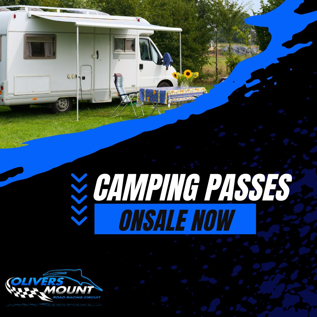 🏕️ Don't let the great outdoors turn into great outsold! 2024 is sprinting by, and so are the camping spots at Oliver's Mount! ✨ Get your pass to road racing paradise here: oliversmount.ticketco.events/uk/en/e/2024_o… #camping #weekendfestival #scarborough #oliversmount #roadracing #yorkshire #tt