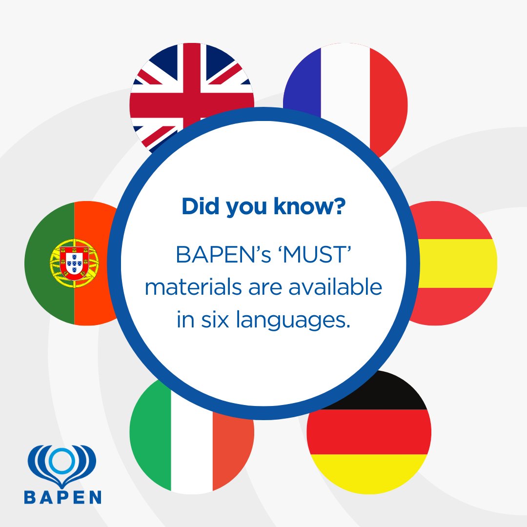 Did you know the ‘Malnutrition Universal Screening Tool’ materials are available in multiple languages? Accessibility to ‘MUST’ has encouraged its use in many countries across Europe, in addition to being the most commonly used screening tool in the UK➡️ bit.ly/3VjSxiK