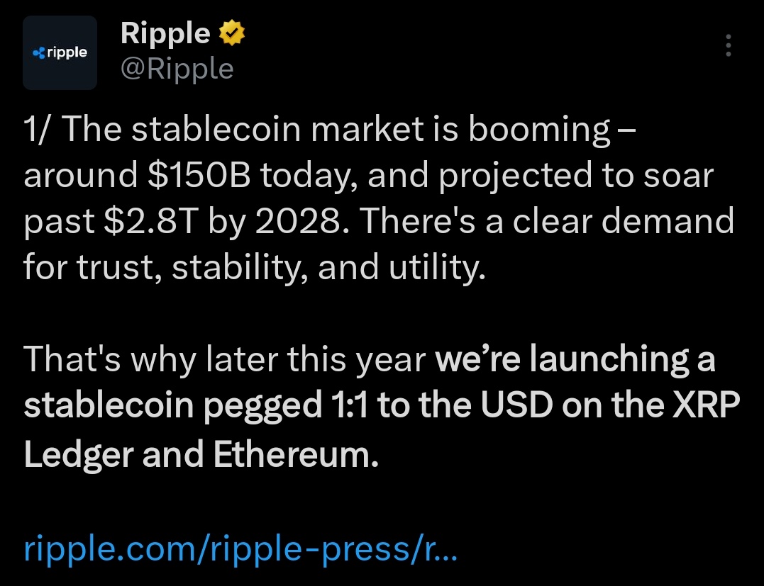 Ok, ok now we doing some moves;
But can this be somehow goes via
Disruptive Usecase of Escrowed #XRP 🤔?
That will just send the xrp to the next universe. 
But for that should also hold same amount of usd fund to back the sudden xrp price depreciation🤔.
twitter.com/Ripple/status/…