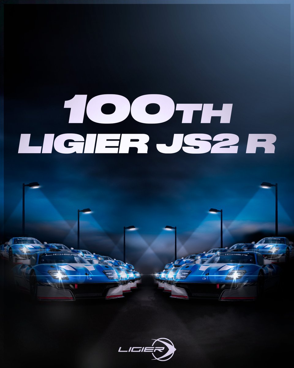 Feeling proud ⚡ Just a few weeks ago, the 100th Ligier JS2 R came out of our workshops in Amilly 🇫🇷 The #ligier GT, which celebrated the 50th anniversary of the brand in 2019 by reviving the iconic JS2 of the 70s, enters its sixth season of racing this year! Good job team 💪