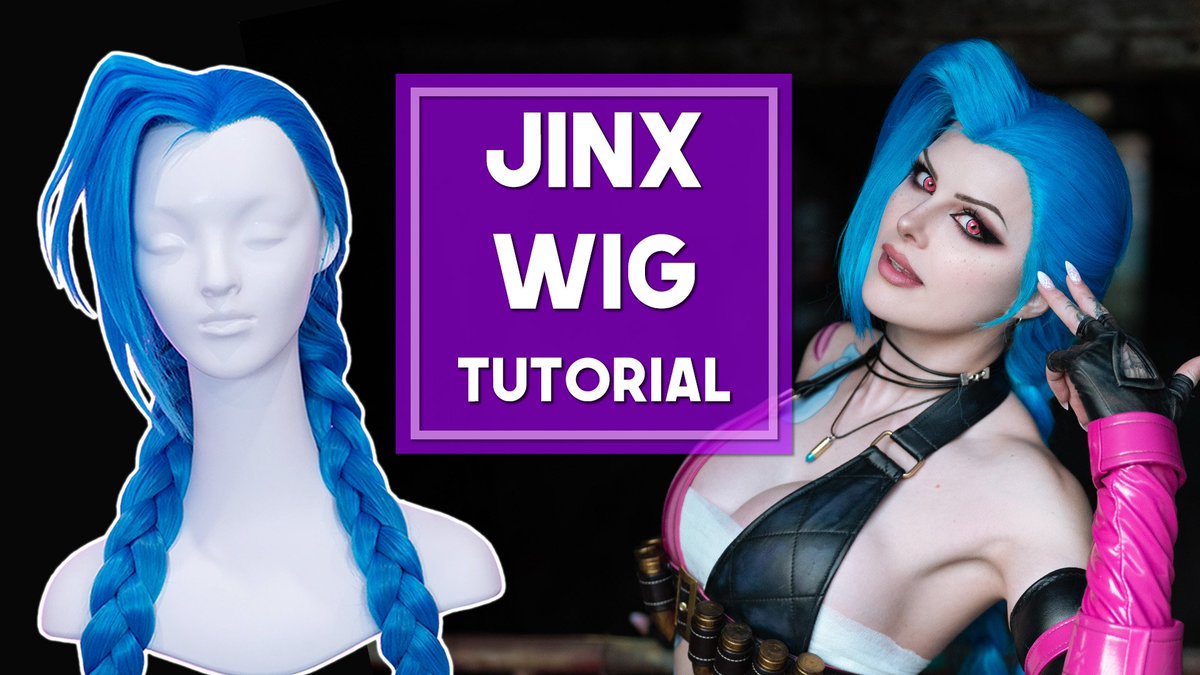 Also have a new tutorial video up!! How to style a jinx wig! Please check it out and leave a comment 🥹💜 youtu.be/YupcPk7Vynk?si…