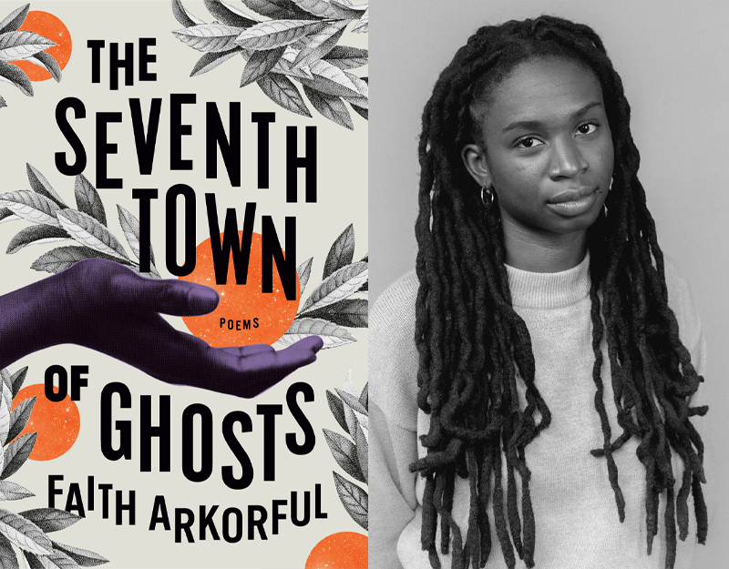 Faith Arkorful’s “poems move through grief, memory, and joy with the insight of “a black girl [who] learns to worship herself very early. Tends to her own burns.” ★ review bit.ly/43O6uaY of debut collection The Seventh Town of Ghosts @McClellandBooks