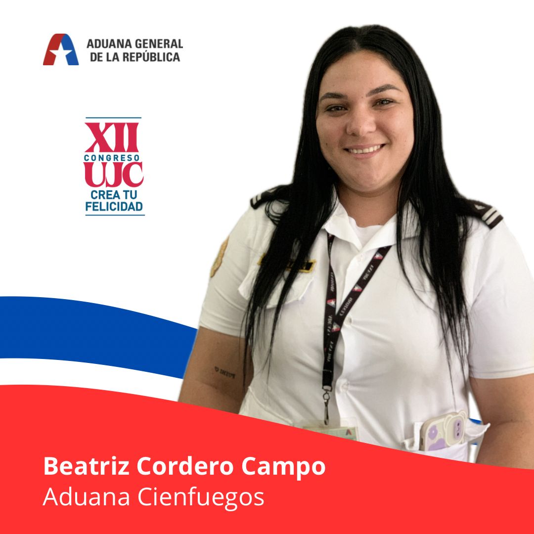 #AduabaPuertoHabana se siente representada por la #JuventudAduanera en este XII Congreso de la #UJC en dónde se reflexionará sobre nuevos retos que enfrenta la #JuventudComprometida siempre #UnidosXCuba construyendo nuestro proyecto de VIDA #SomosContinuidad