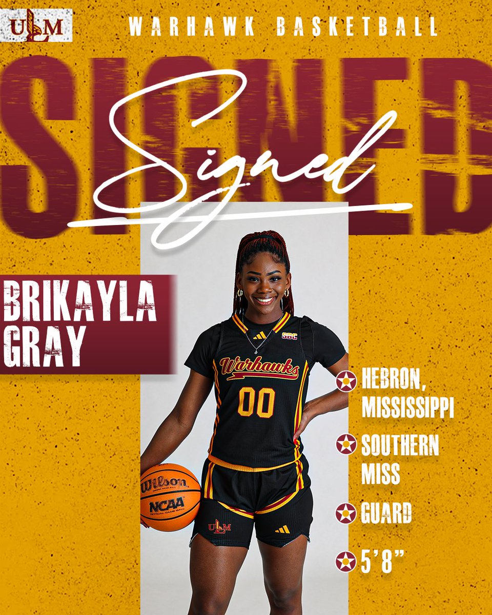 ✍️ 𝓢𝓘𝓖𝓝𝓔𝓓 Welcome to the Warhawk family, @BrikaylaGray! #Elevate