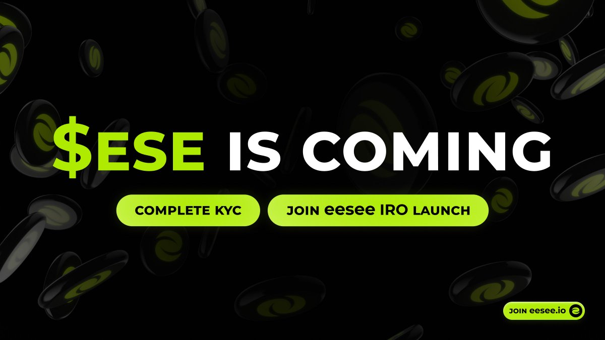 $ESE is coming to the eesee Launchpad!🚀 eesee token IDO has already been announced at @apeterminal, but that's not all the exciting news we've prepared! We're thrilled to present you eesee Launchpad ready to list top-tier project, the first of which will be $ESE! 💸 We've…