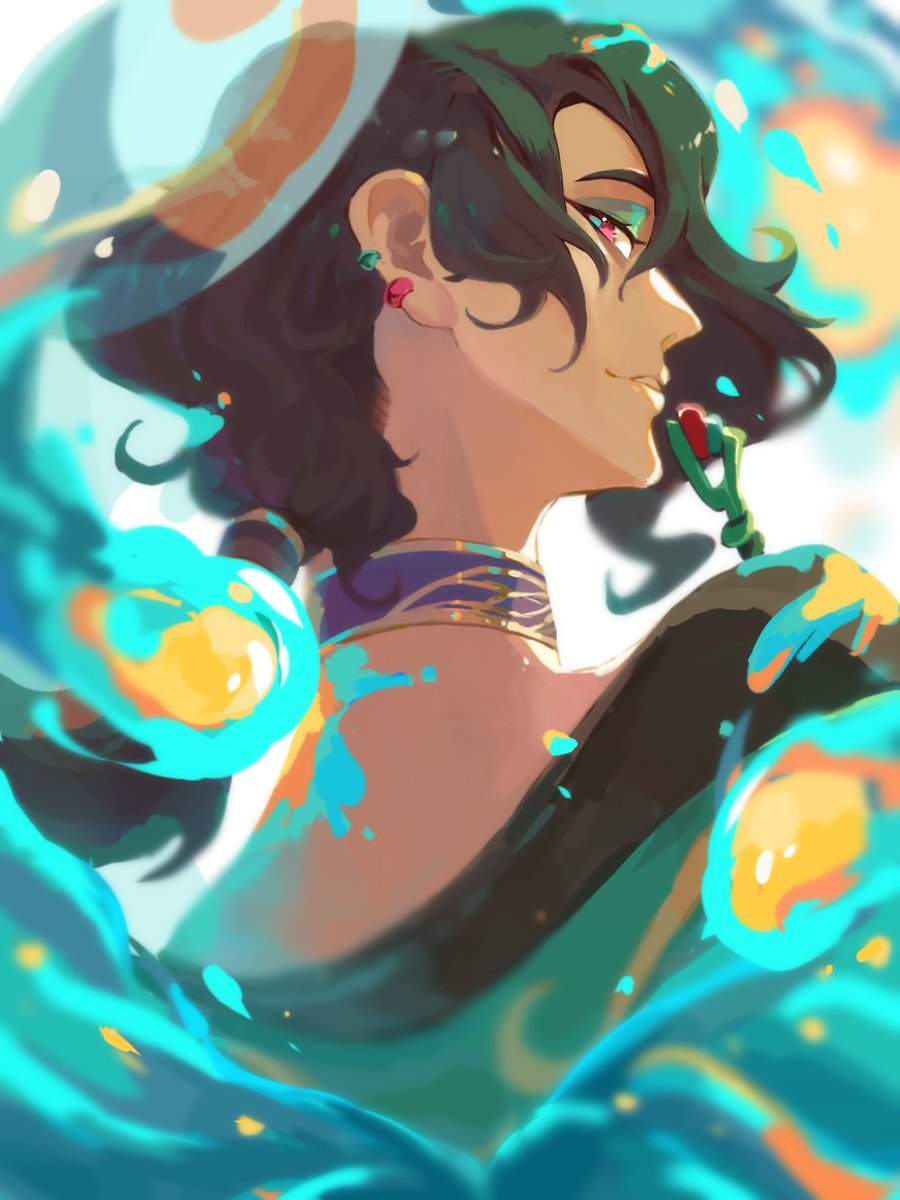 karumonufu's tweet photo. #ArtofLegends 
#Hwei
Subject:Serenity https://t.co/M7tf6RjVc2