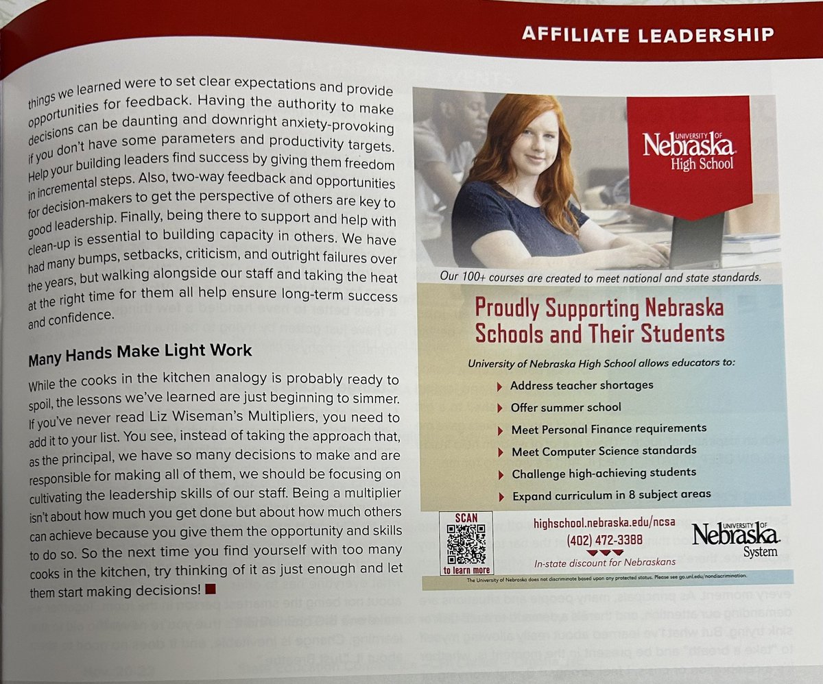 A very good read!! Be a multiplier! @NCSAToday @nateseggerman 🌽🎙️