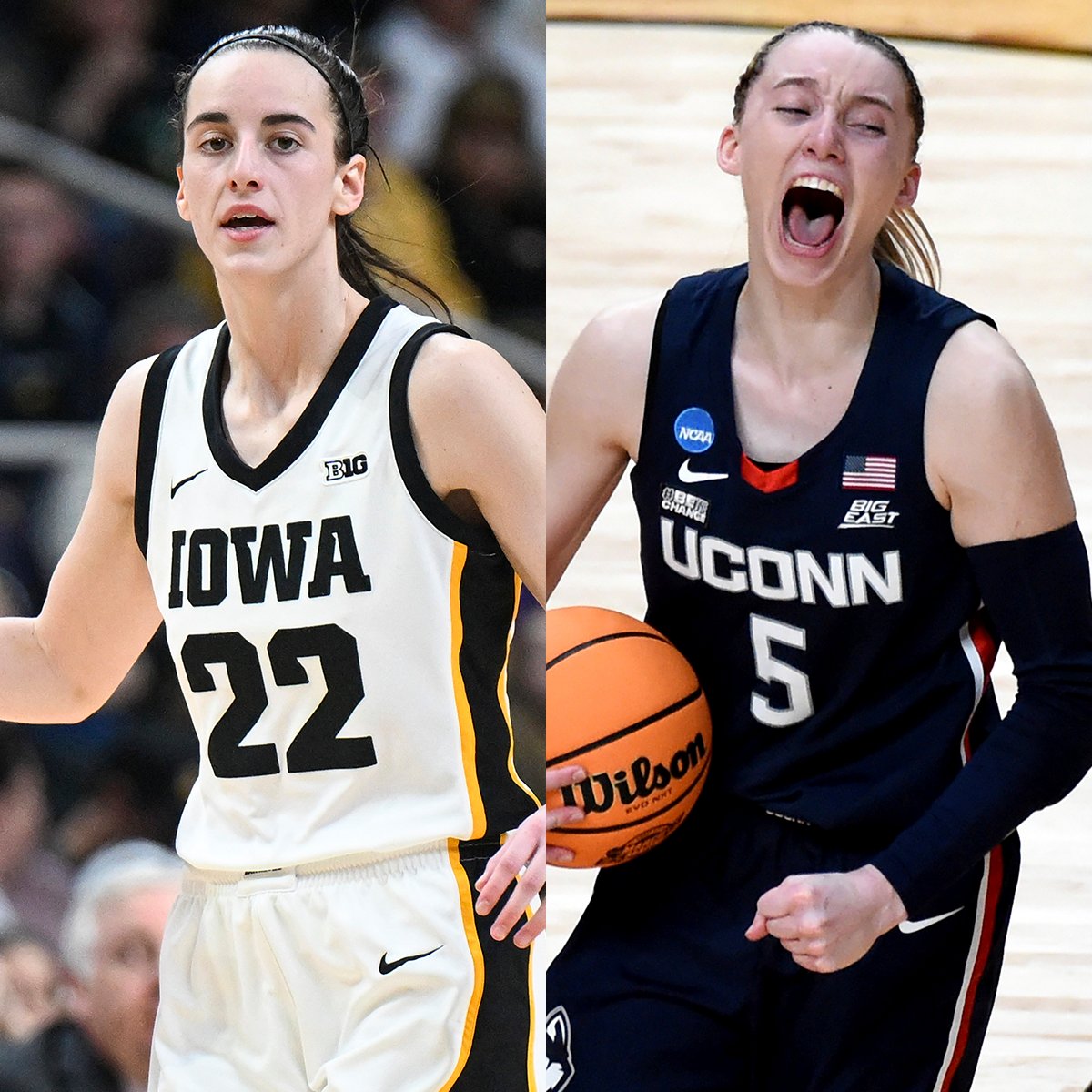 FanDuel's tweet photo. Who wins a 1-on-1 game?

❤️ for Paige Bueckers
🔁 for Caitlin Clark

#BleedBlue | #Hawkeyes https://t.co/Fai15ySFJg