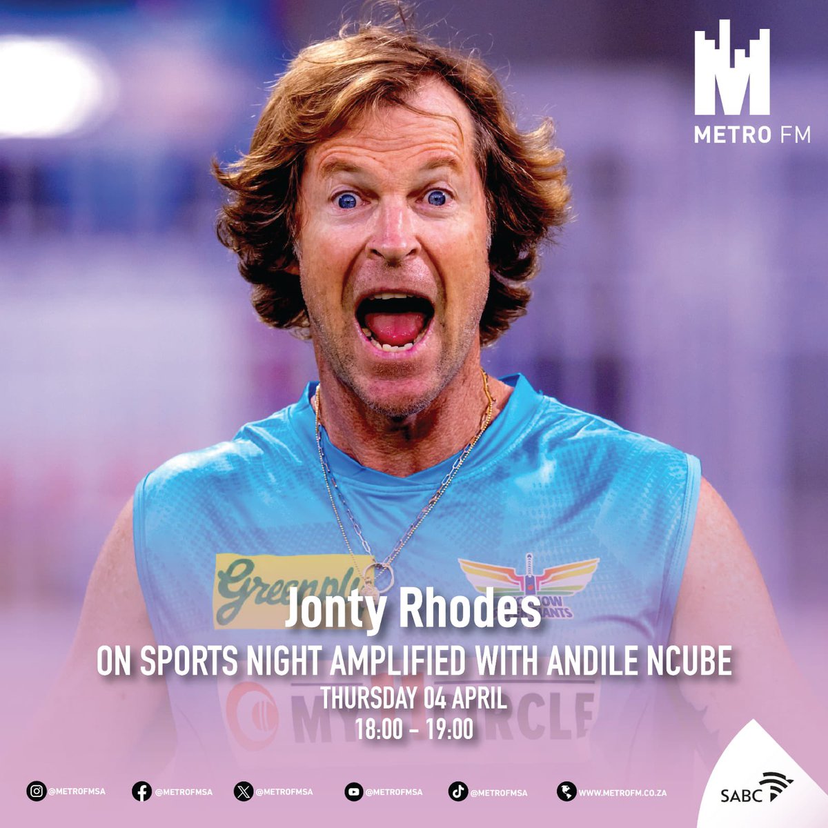 Can’t wait! One of my sporting heroes and the 1st cricketer I ever knew joins us for a throwback Thursday chat. 

What Jonty moment stands out for you ? 

@SNA_withAndile 6-7