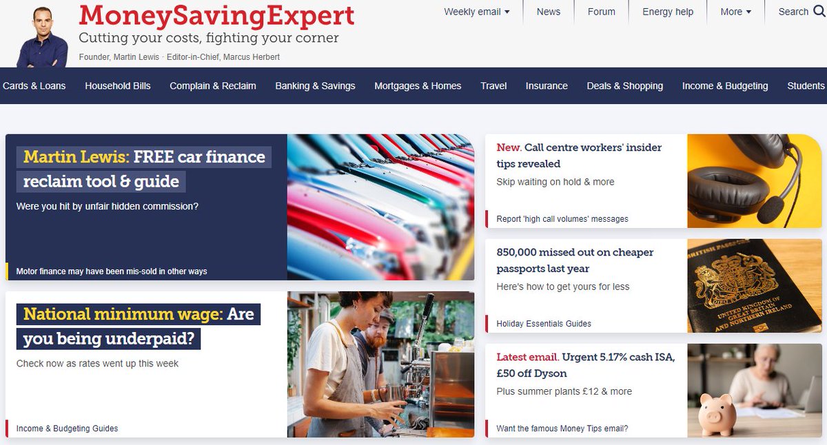 THIS EVENING on the <a href="/MoneySavingExp/">MoneySavingExpert</a> homepage...

🫰Min wage is up - check you're getting that paper
☎️Call centre insider tips revealed by <a href="/LauraFoulger/">L@UR@</a> 
🌺8 summer plants and 75 bulbs for 12 quid all-in

#frontpagestoday