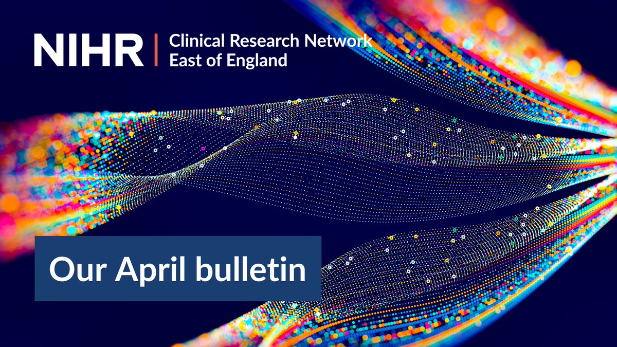 Our April bulletin is out now! This month's edition highlights the 10th anniversary of the CRN, plus news on our upcoming celebration event. It also features the latest news and stories from our regional research community. Read more: mailchi.mp/3bb2c06472a5/c…