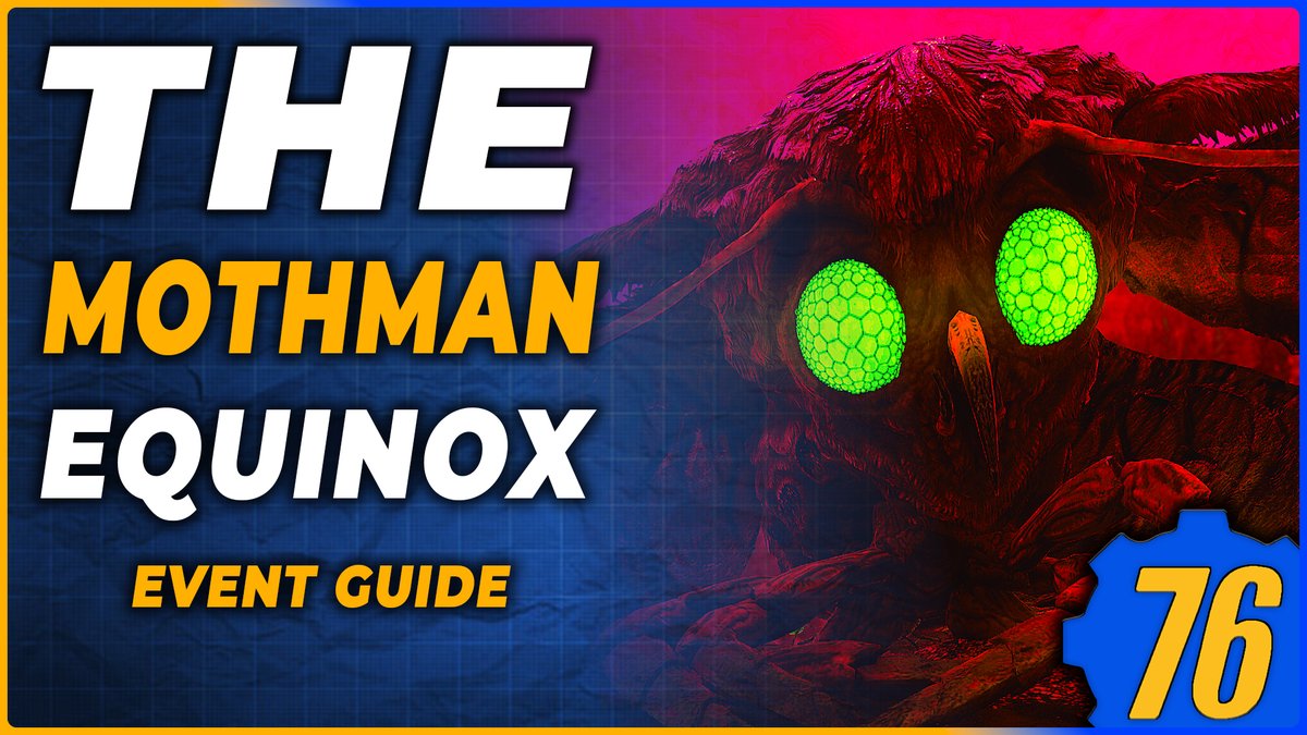 My Mothman Equinox Event guide is here for #Fallout76 inc. a farming route for High Priest Cultist packs and info relating to bugs and incoming fixes, plus ALL the rewards from the event.
Thanks to @DuchessFlame @SugarBombsRADS, @nukaknights & #Bethesda 
youtu.be/9WmYTy-4PI8