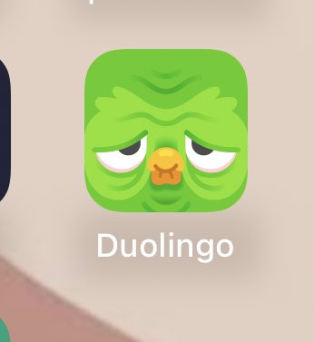 Hace un día que no abro Duolingo y le cambió la cara así, menos mal que gmail no tiene cara…