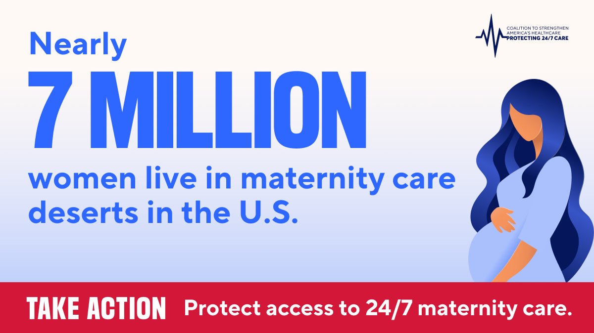 Maternal and infant mortality rates are disproportionately higher in the black community. (see report from KFF - tinyurl.com/353ds8c2) Closing hospitals is not the answer. Learn more at strengthenhealthcare.org