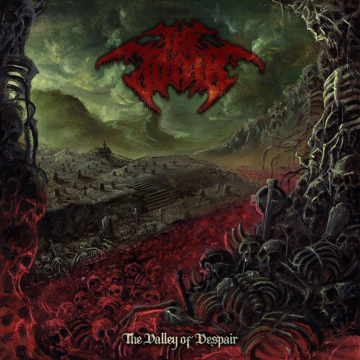 Old School Death Metal newcomers THE TOMB released their debut album 'The Valley of Despair' on Mar 29, 2024 via Great Dane Records. What do you think of debut effort? #thetomb #thevalleyofdespair #deathmetal #brutaldeathmetal #extrememetal #metaltwitter #metal @Greatdanerecs