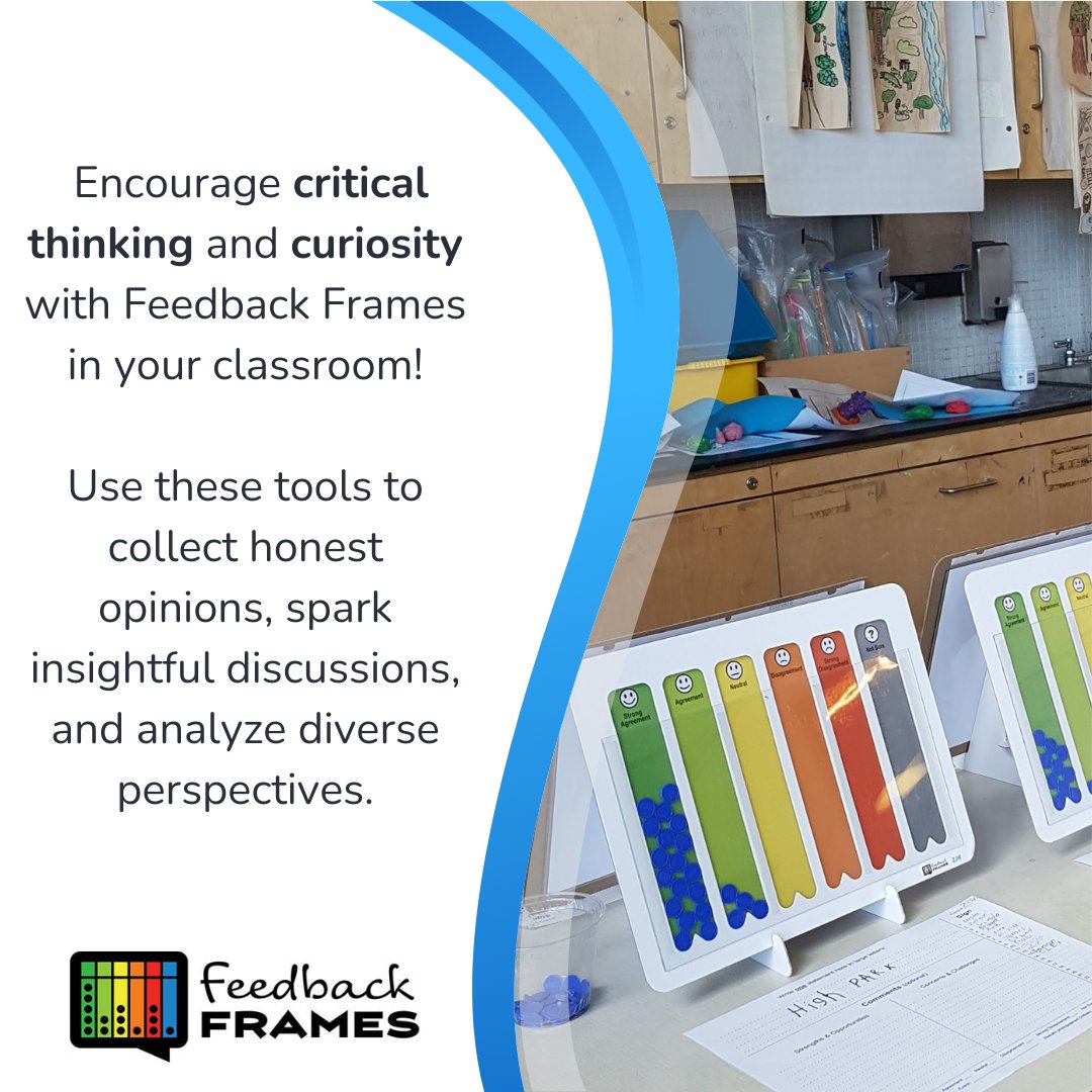 Encourage critical thinking and curiosity through Feedback Frames in your classroom! Learn more at feedbackframes.com/classroom #ThoughtfulThursday #FeedbackFrames #CriticalThinking #Curiosity #StudentEngagement #EducationInnovation #ClassroomTools #TeacherResources #InspireLearning