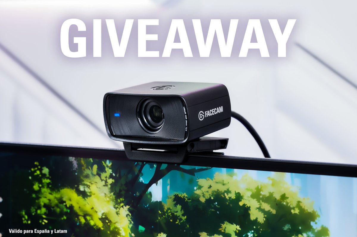 🎉 SORTEO 🎉

Ya ha pasado una semana desde que anunciamos la Facecam MK.2 ¡¡¡Nos gustaría celebrarlo contigo y para eso vamos a sortear una!!!

Para participar:

1⃣ Sigue a <a href="/elgatoES/">Elgato ES - LATAM</a> 
2⃣ RT y ♥

⏰10.04.2024