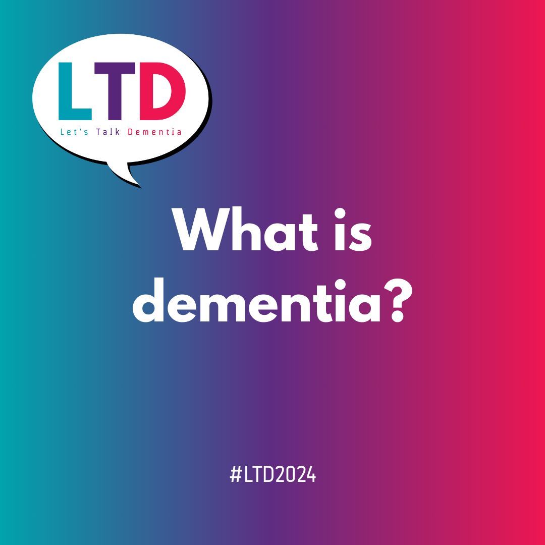 Dementia is a decline in mental ability severe enough to interfere with daily life. It's not a specific disease but rather a group of symptoms characterized by a decline in memory, thinking & behaviour. Learn more at #LTD2024 on 18th May. FREE Tickets: eventbrite.co.uk/e/lets-talk-de…