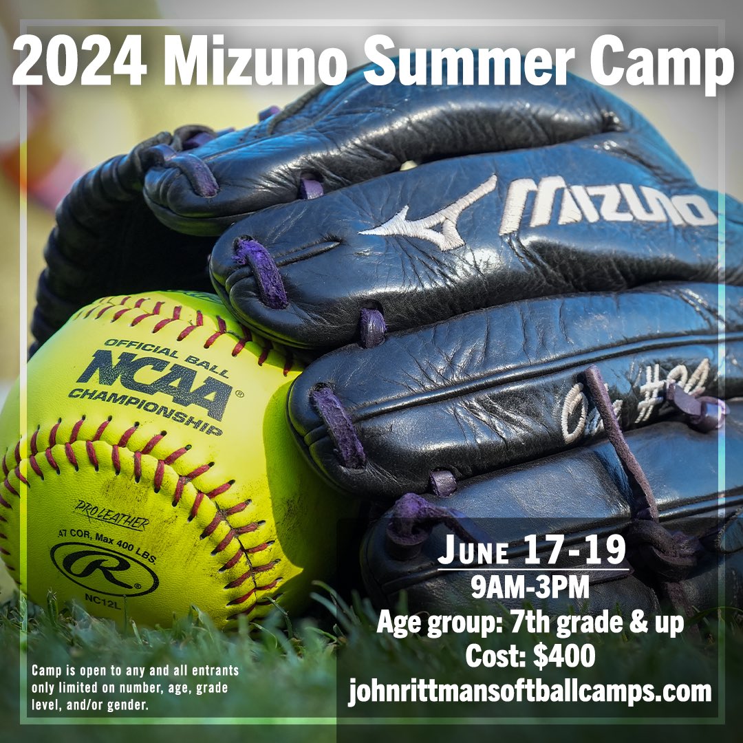 John Rittman Softball Camps (@rittmansbcamps) on Twitter photo Spend some of your summer in Clemson! Registration for our June Summer Camps are open now! Go to johnrittmansoftballcamps.com to reserve your spot! <a href="/clemsonsoftball/">Clemson Softball 🥎</a> Spend some of your summer in Clemson! Registration for our June Summer Camps are open now! Go to johnrittmansoftballcamps.com to reserve your spot! <a href="/clemsonsoftball/">Clemson Softball 🥎</a>