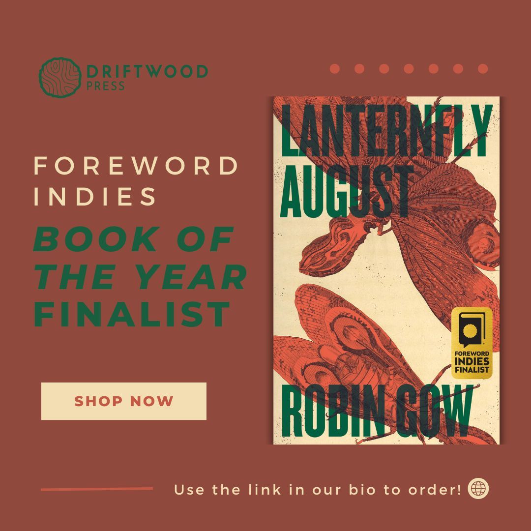 Lanternfly August is one of Foreword INDIES Book of the Year finalists! Use the link in our bio to purchase a copy of this poetry collection that explores home and queer identity through the lens of an often-demonized species of insect. #forewordindies #awardfinalist