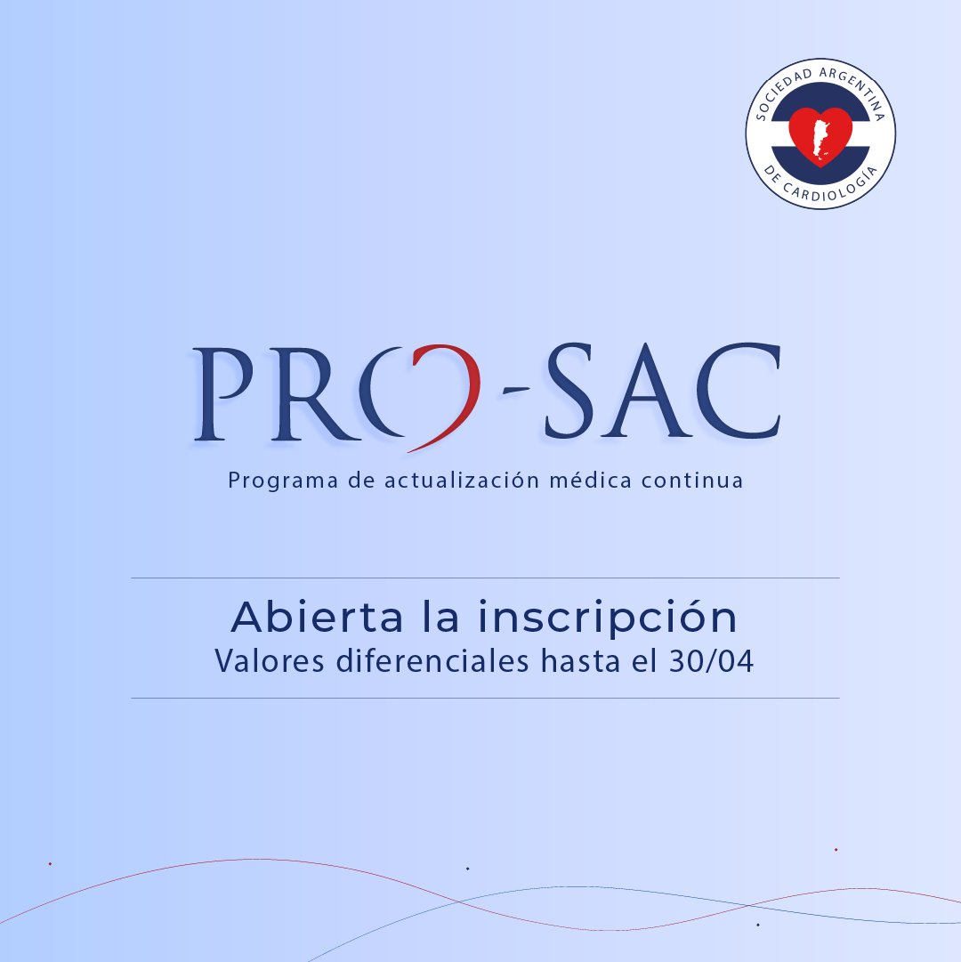 Sociedad Argentina de Cardiología tweet media