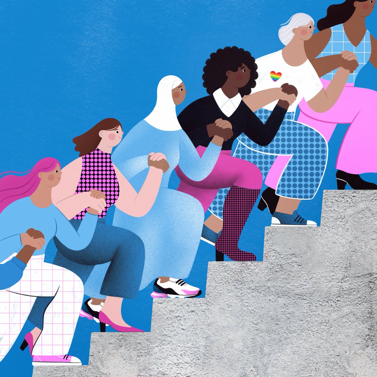 "Each time a woman stands up for herself, without knowing it possibly, without claiming it, she stands up for all women."
- Maya Angelou, #BornOnThisDay.

💙 Let's echo her words today and every day and stand up for one another!

Illustration: Anna Markevich