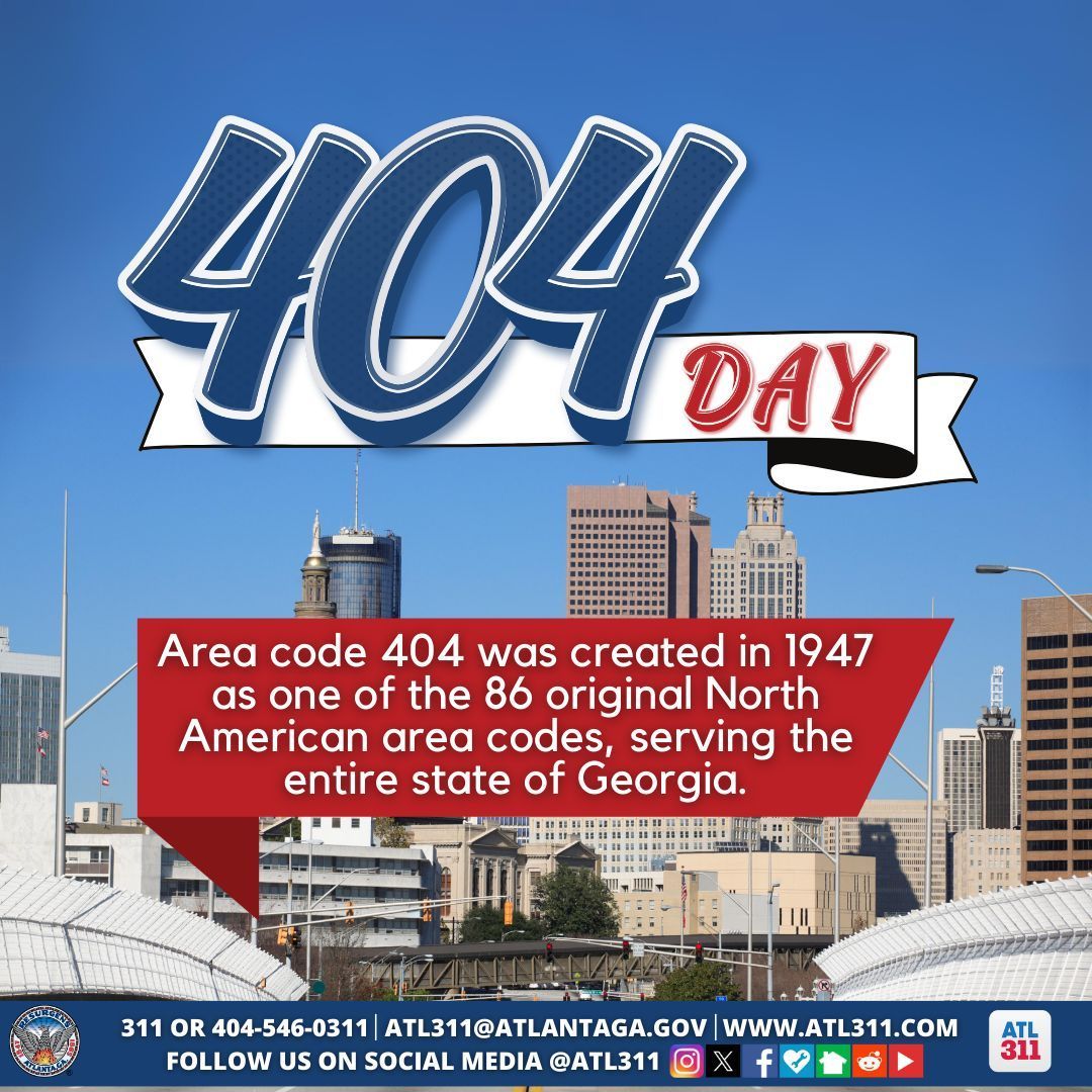 Embracing the '404 Day' spirit with ATL311!