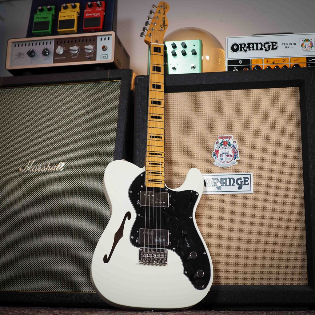 Save 30% on this Squier Limited Edition Classic Vibe '70s Telecaster Thinline (while stocks last) 🎸 Delivering authentic Fender tone and an old-school vibe thanks to its vintage style features Shop for £289, here: bit.ly/3TZRhQx