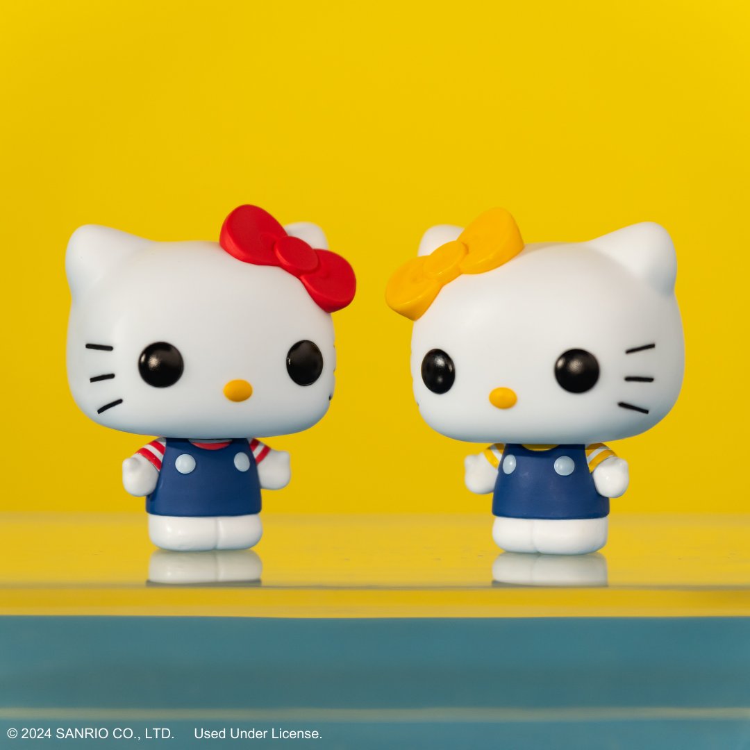 Twinnn, where have you been? 🎀 HT Exclusive Hello Kitty and Mimmy @originalfunko Pops! are available now.