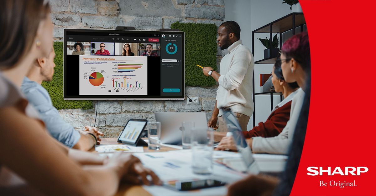 Sharp_Europe's tweet photo. Effortless Meetings

#Synappx Collaboration Hub lets you effortlessly manage your meetings through your smartphone. This allows you to concentrate on productive collaboration without the distraction of grappling with technology: https://t.co/YaSNDG6UnD https://t.co/E9Kr6ZLeLw