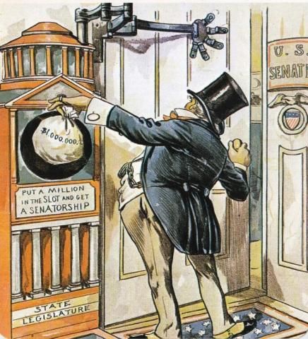 #OTD in #History 1913, the 17th Amendment was ratified. Senators had been chosen by statehouses thought corrupt. But as Rep. William Jennings Bryan argued, if people 'have enough intelligence' to elect a 'State legislature…they have enough intelligence to choose' their Senators.