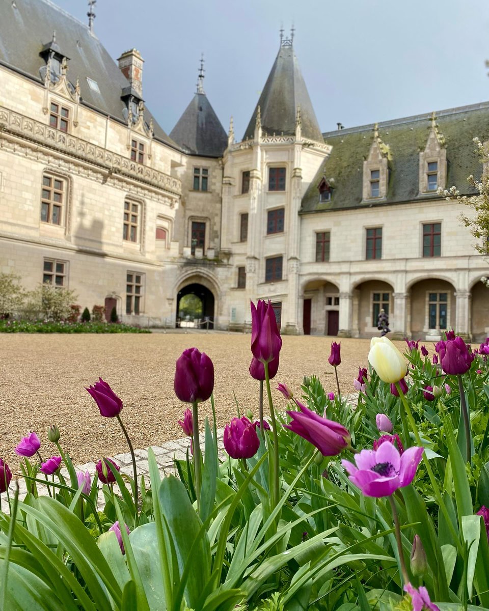 Que diriez-vous d'une échappée belle à Chaumont-sur-Loire ? ☀️ On ne se lasse pas des couleurs du printemps 🌷. Crédits 📸 : © weloirebysophie