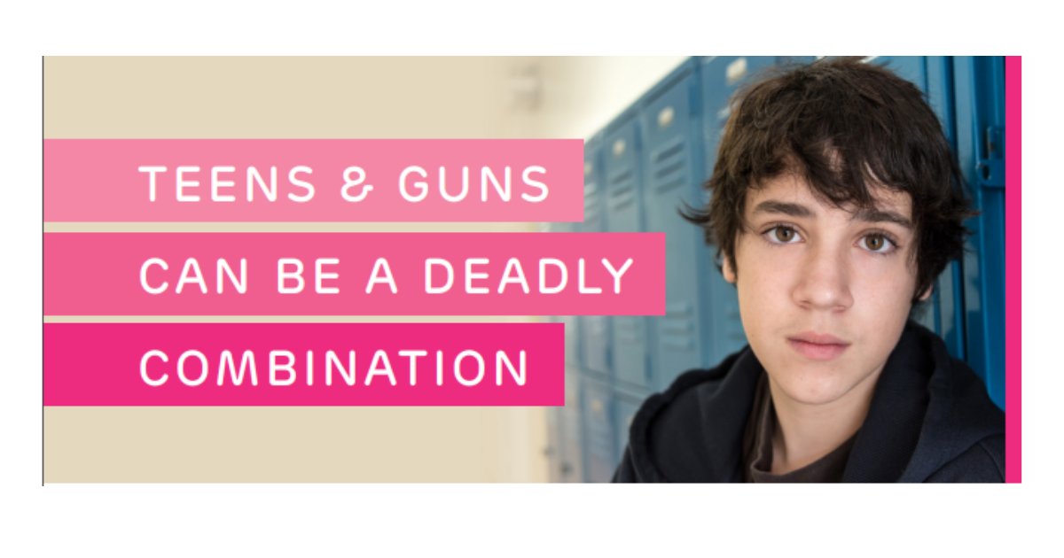 DYK over 80% of teens who attempt firearm suicide do so using a family member's gun? This #TeenHealthWeek, learn more about counseling on gun safety in the home: ow.ly/TfpS50R6Gyp