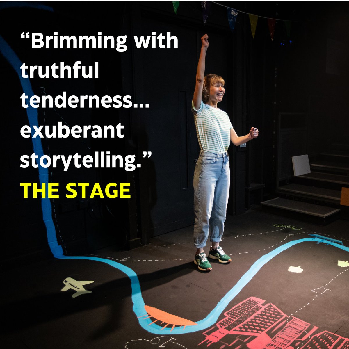 THE LONG RUN is a tender, emotionally rich - and very, very hilarious - story about human connection, cancer diagnosis and long-distance running. Book now to see @KatieArnstein's ⭐️⭐️⭐️⭐️⭐️production - must end Apr 13! newdiorama.com/whats-on/the-l…