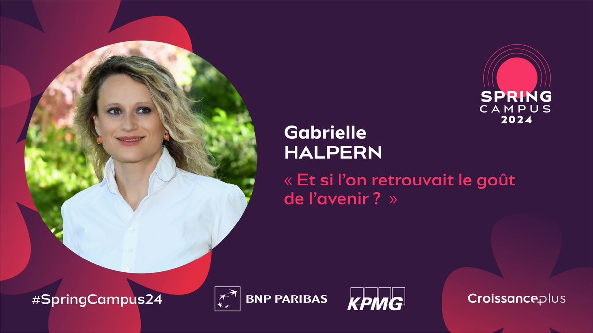 CroissancePlus's tweet photo. #SpringCampus24
@Halpern_G philosophe. Comment créer l’amitié entre les membres de la cité et recréer un rêve collectif ? https://t.co/G40Ou8pJuV