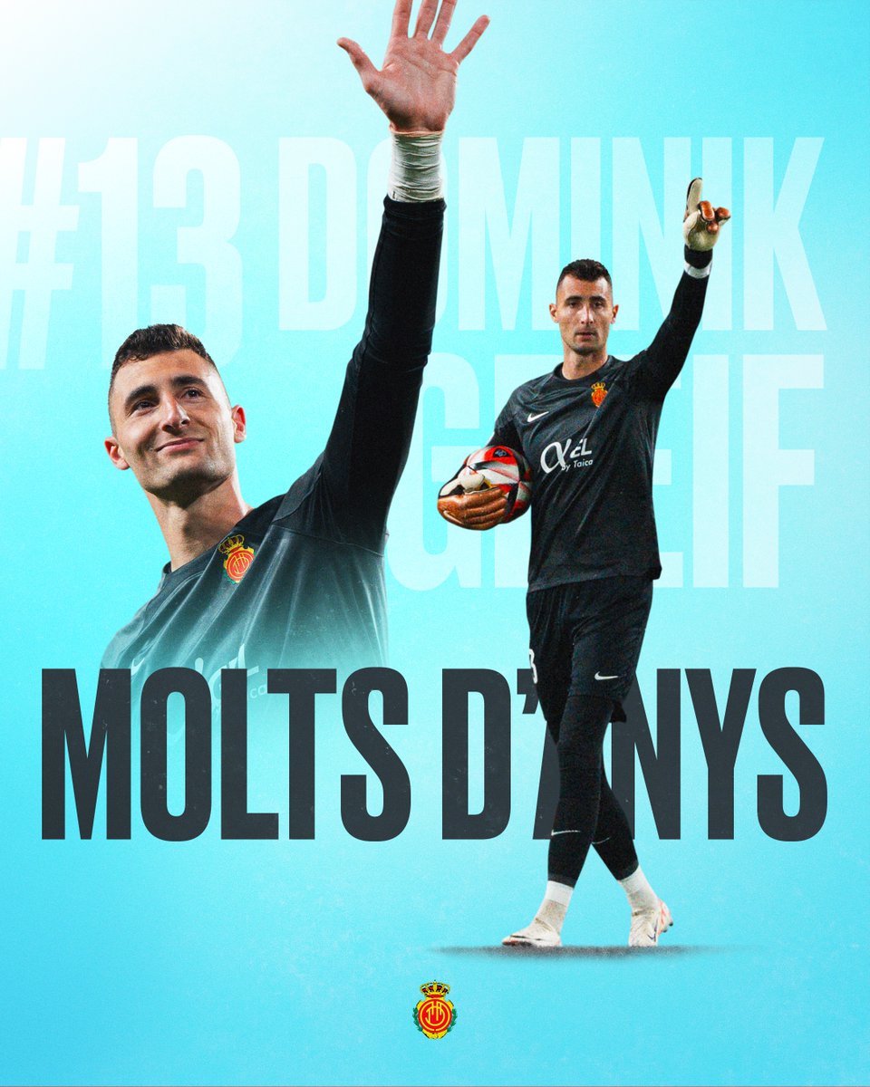 RCD_Mallorca's tweet photo. Ha llegado el día.
𝐅𝐞𝐥𝐢𝐳 𝐜𝐮���𝐩𝐥𝐞𝐚𝐧̃𝐨𝐬, Greif 🩵 https://t.co/SOXoXMXYbl