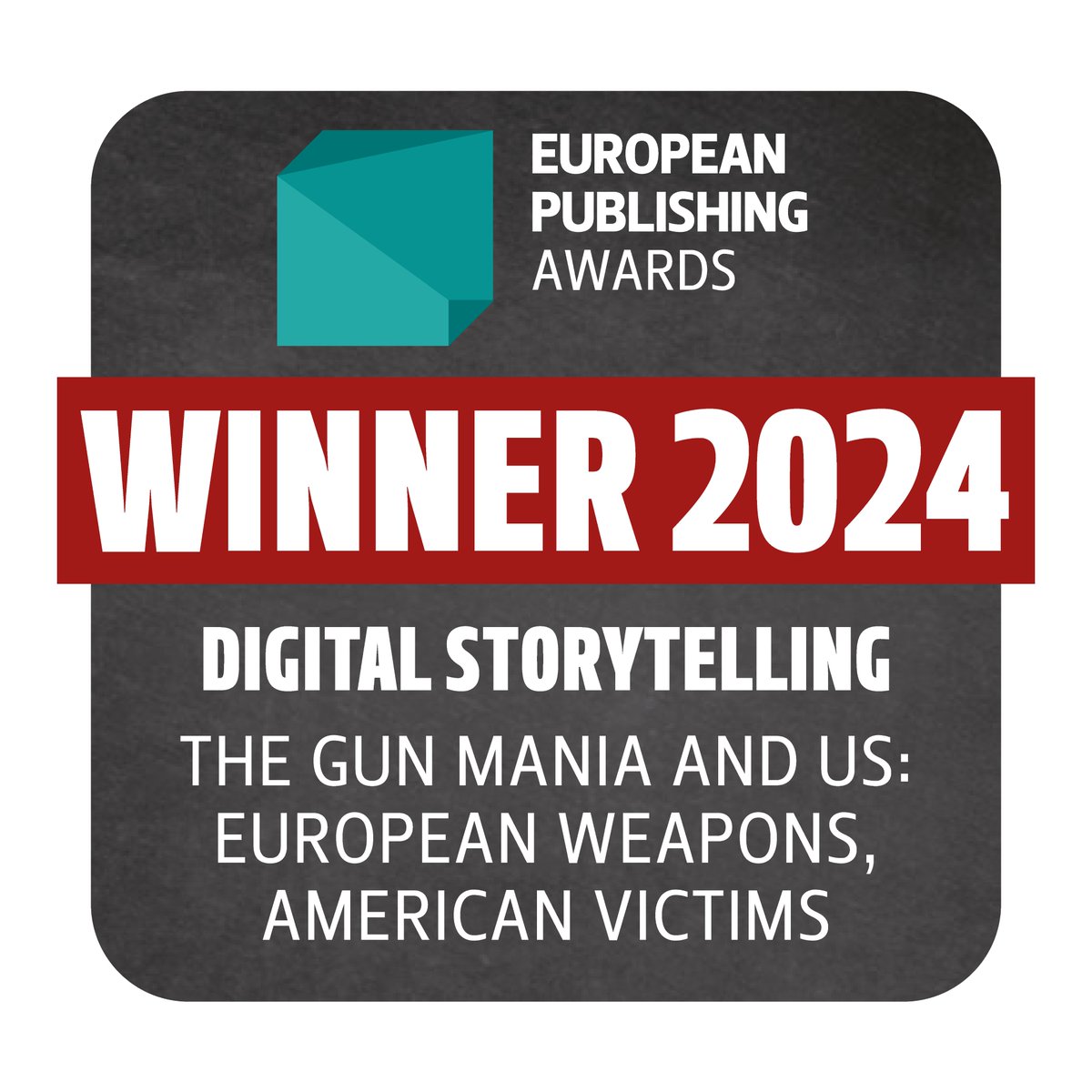 Yeah! Unsere gemeinsame Recherche zu deutschen und österreichischen Waffenfirmen in den USA von @Tagesspiegel Innovation Lab, Story-Ressort und @zdfmagazin gewinnt den European Publishing Award für Digital Storytelling! Bestes Team 🙇🙇🙇 Story: interaktiv.tagesspiegel.de/waffen/europae…