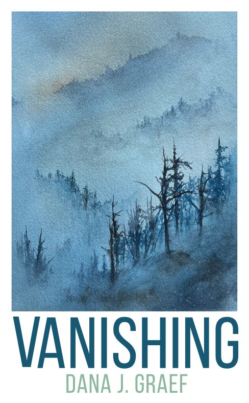 Cover reveal for Vanishing, a micro-chap with exquisite poems by @danagraef. Cover art by @Lewis_MichaelH. Coming soon for National Poetry Month!
