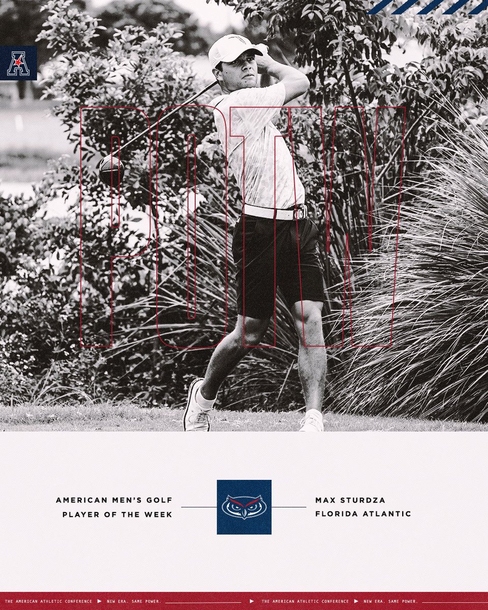 𝗠𝗲𝗻'𝘀 𝗚𝗼𝗹𝗳 𝗣𝗹𝗮𝘆𝗲𝗿 𝗼𝗳 𝘁𝗵𝗲 𝗪𝗲𝗲𝗸 🏌️‍♂️ Max Sturdza x @FAUMGolf #AmericanGolf