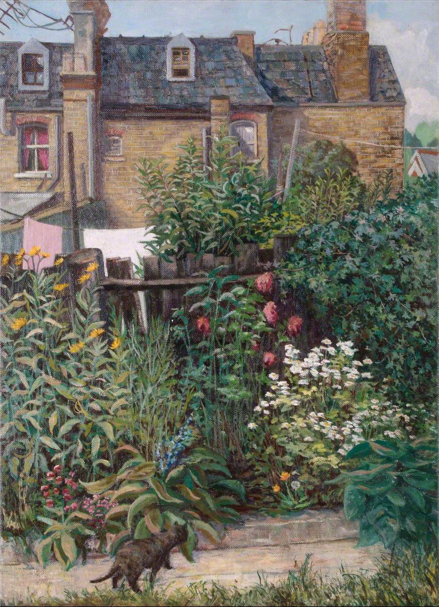 'A Back Garden in Islington, London' (1960s) by Susan Shipp

(Garden Museum)