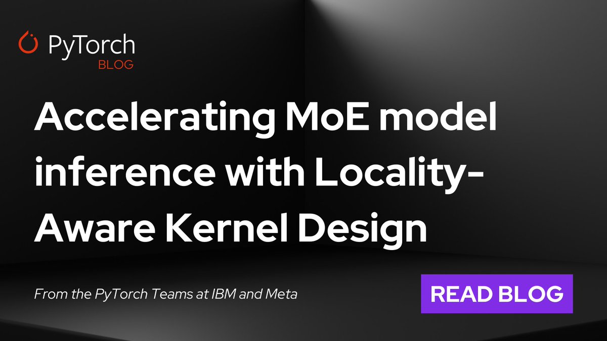 Accelerating MoE model inference with Locality-Aware Kernel Design 🔥 Check out several different work decomposition and scheduling algorithms for MoE GEMMs and how at the hardware level, why column-major scheduling produces the highest speedup. hubs.la/Q02rRKh00