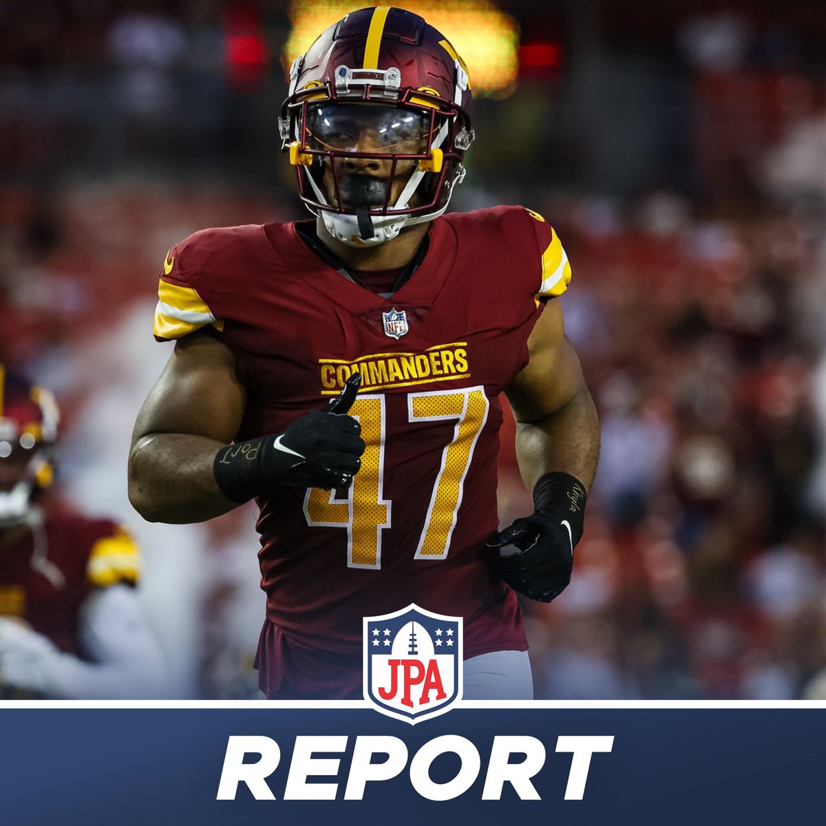 𝗥𝗘𝗣𝗢𝗥𝗧: The #Saints are signing free agent linebacker Khaleke Hudson, per <a href="/MikeGarafolo/">Mike Garafolo</a> 

Formerly of the #Commanders.